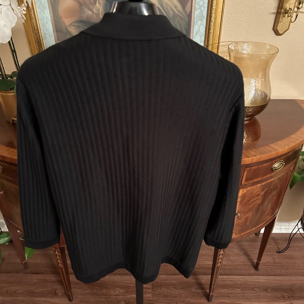 Torras Suede Patchwork Sweater/Jacket - image 7